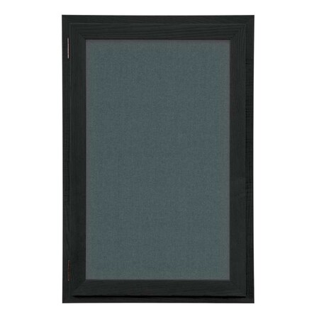 United Visual Products Outdoor Enclosed Combo Board, 42"x32", White Frame/Burgundy & Black UVCB4232ODW-BURGUN-BLACK